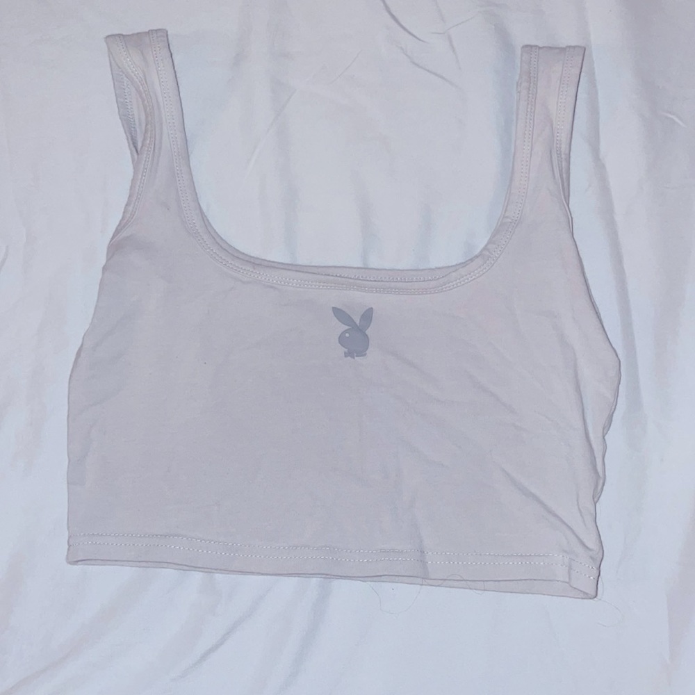 Playboy Bunny Cropped Tank Top